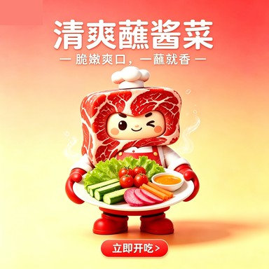 清爽蘸酱菜